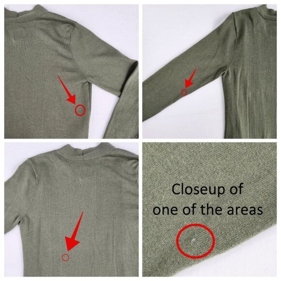 GAP Womens Lightweight Open Front Cardigan with Pockets Size S Green - Picture 4 of 8